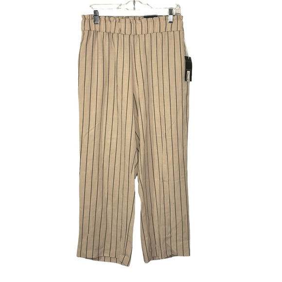 Worthington Tan Striped Ankle Pants - Picture 2 of 11